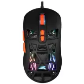 Mysz gamingowa Baracuda Seal 7D 12800 DPI RGB czarna