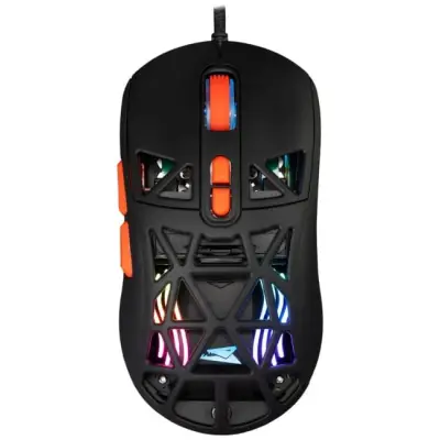 Mysz gamingowa Baracuda Seal 7D 12800 DPI RGB czarna
