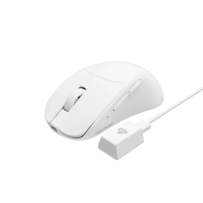Myszka gamingowa Genesis Zircon 606 8k bezprzewodowa 26000 dpi optyczna biała