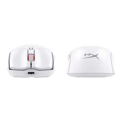 Myszka gamingowa HyperX Pulsefire Haste 2.0 Mini bezprzewodowa 26000 dpi optyczna biała