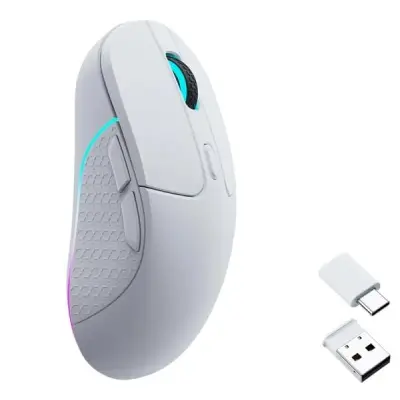 Keychron M3-A3 PixArt 3395 1K Biała