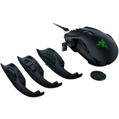Myszka gamingowa Razer Naga V2 Pro bezprzewodowa 30000 dpi optyczna czarna