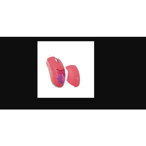 Rampage BLINK USB 12800 DPI RGB sensor optyczny różowy