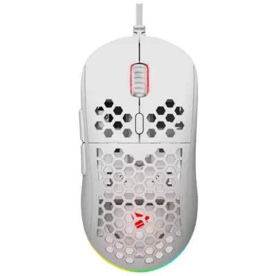 SAVIO Mysz Gamingowa Hex-R White