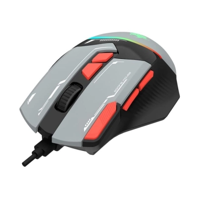Myszka gamingowa Tracer GameZone Spectra RGB USB przewodowa 7200 dpi optyczna szara