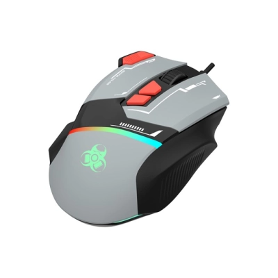 Myszka gamingowa Tracer GameZone Spectra RGB USB przewodowa 7200 dpi optyczna szara