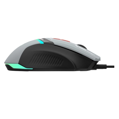 Myszka gamingowa Tracer GameZone Spectra RGB USB przewodowa 7200 dpi optyczna szara