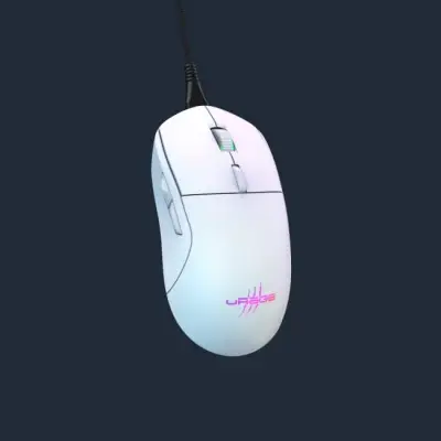 Myszka gamingowa uRage Reaper 250 przewodowa 6200 dpi optyczna biała
