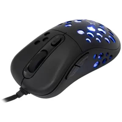 Myszka gamingowa White Shark Azrael czarna RGB 12800 dpi
