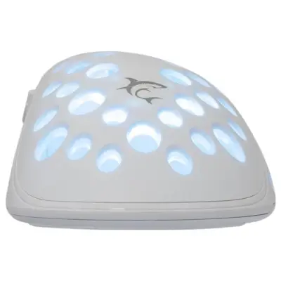 Myszka gamingowa White Shark Azrael biała RGB 12800 dpi