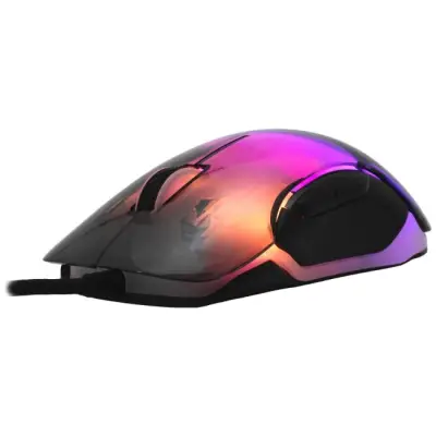 Myszka gamingowa White Shark Mordred czarna RGB 12800 dpi