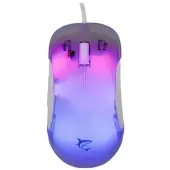 Myszka gamingowa White Shark Mordred biała RGB 12800 dpi