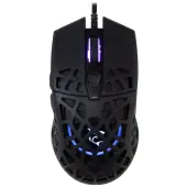 Myszka gamingowa White Shark Caradoc czarna RGB 7200 dpi