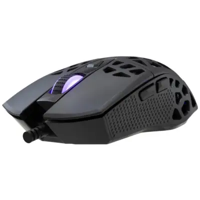 Myszka gamingowa White Shark Caradoc czarna RGB 7200 dpi