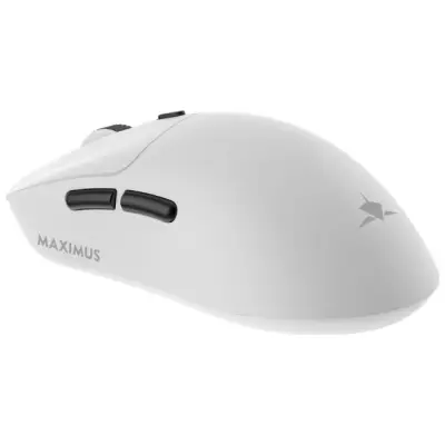 Myszka gamingowa White Shark Maximus biała Premium line 26000 dpi