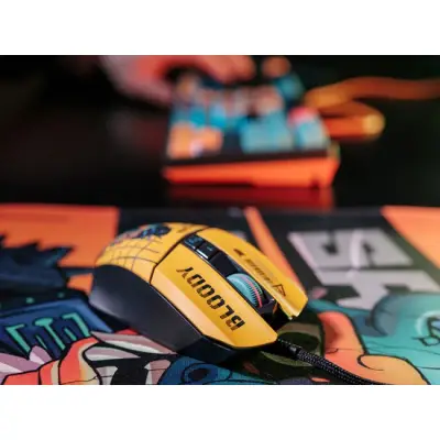 A4Tech Bloody W63 Max RENEGADE Midnight USB Activated żółty