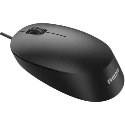 Philips SPK7207 Wired Mouse Black