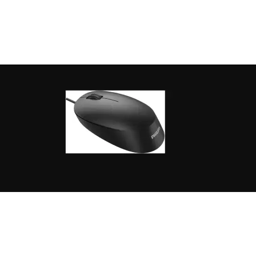 Philips SPK7207 Wired Mouse Black