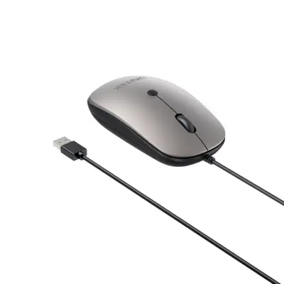 Myszka Unitek SlimTrack przewodowa szara