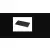 Natec Colors Series Obsidian Black 800x400mm