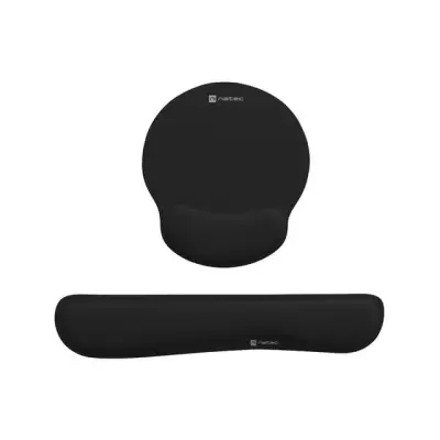 Natec Chipmunk 2 w 1 czarna zestaw ergonomiczny