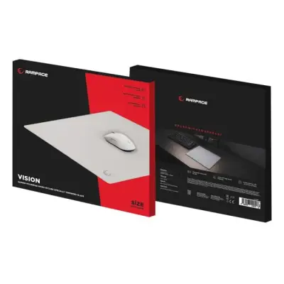 Rampage Vision XL 450 × 400 mm szkło mikrotrawione szara