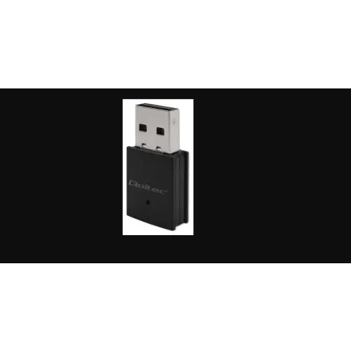 Qoltec 56989 Bezprzewodowy mini adapter WiFi Standard AC BT 4.0 USB 2.0 600Mbps