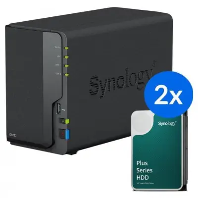Synology DS223+2x HAT3300-6T (2x 6TB)