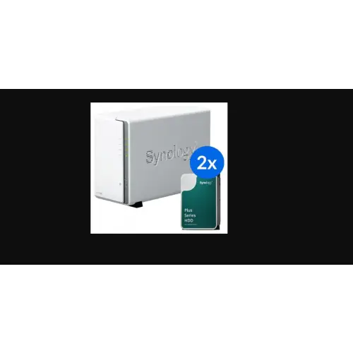 Synology DS223J+2x HAT3300-2T (2x 2TB)