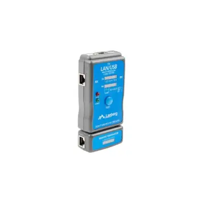 Lanberg tester przewodów LAN RJ45, RJ11, USB
