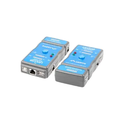Lanberg tester przewodów LAN RJ45, RJ11, USB