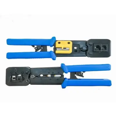 Lanberg zaciskarka wtyków przelotowych RJ45, RJ12, RJ11
