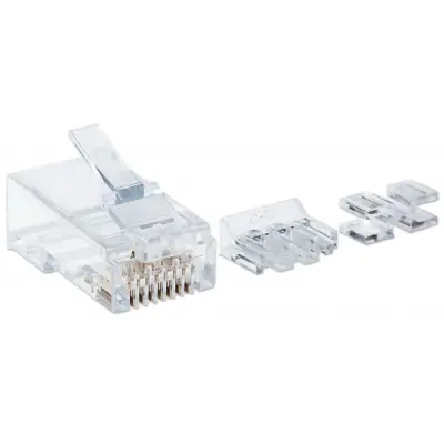 Intellinet Wtyk RJ45 Cat6a UTP, na drut, 80szt, 790550