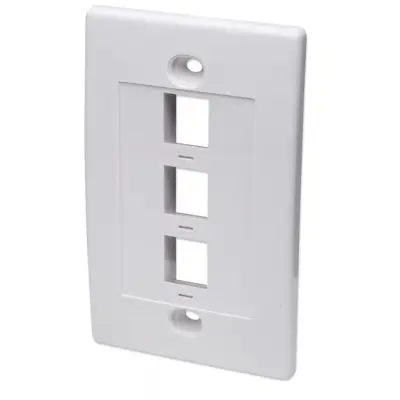 Intellinet 163309 Panel do gniazda natynkowego 3x Keystone