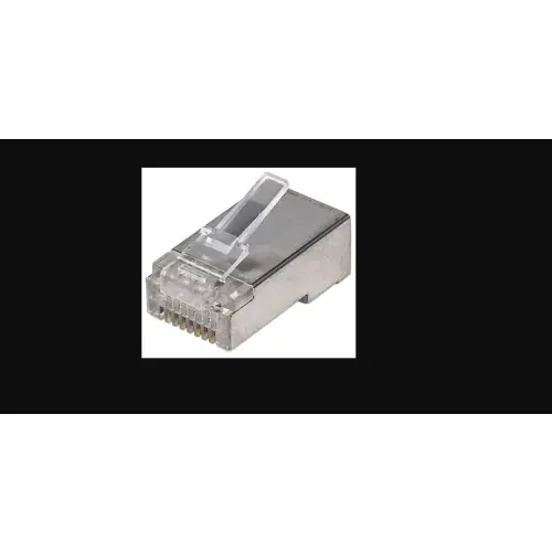 Intellinet 790574 Wtyk modularny RJ45 Cat5e 3-ząbkowy na drut, opakowanie słoik 100 szt_