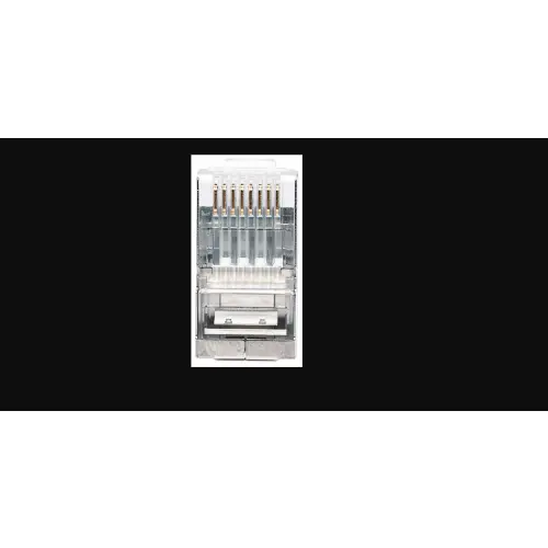 Intellinet 790574 Wtyk modularny RJ45 Cat5e 3-ząbkowy na drut, opakowanie słoik 100 szt_