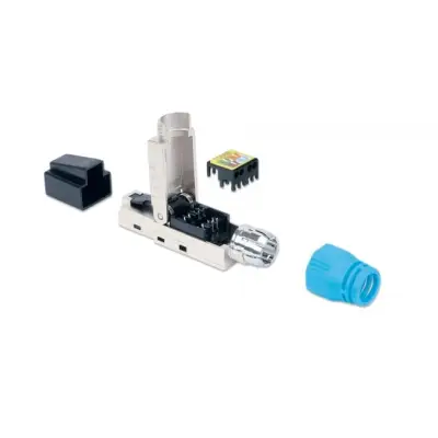 Intellinet 791199 Wtyk modularny RJ45 Cat8.1 beznarzędziowy, STP
