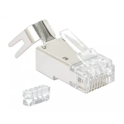 Intellinet 790505 Wtyk RJ45 Cat6a STP, na drut i linkę, 50szt