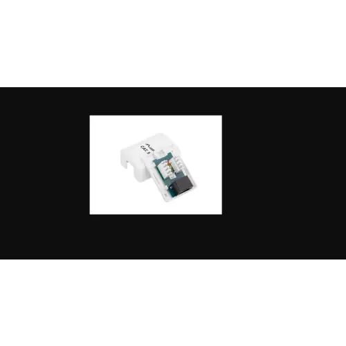 gniazdo natynkowe kat.5e 1x RJ45 białe