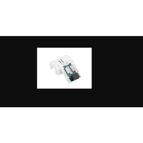 gniazdo natynkowe kat.6 1x RJ45 białe