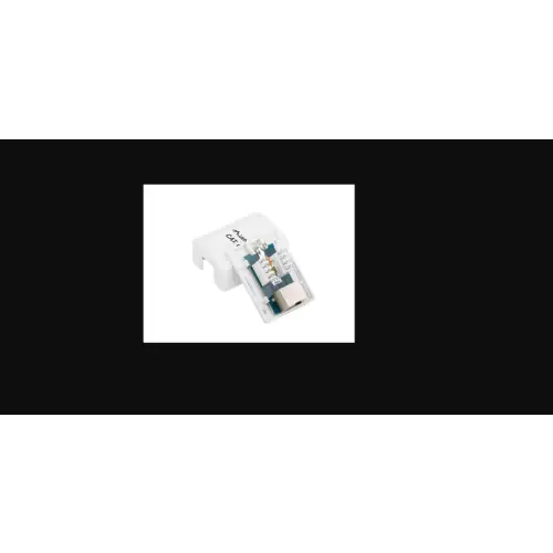gniazdo natynkowe kat.6 1x RJ45 ekranowane białe