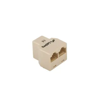 Lanberg Adapter złączka sieciowa RJ45 - 2x RJ45