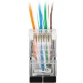 Lanberg wtyk sieciowy RJ45 8P8C (100 sztuk) przelotowy kat.6 UTP