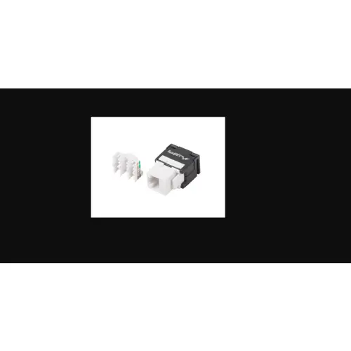 Lanberg moduł Keystone gniazdo beznarzędziowy RJ45 - LSA kat.5E UTP 180°