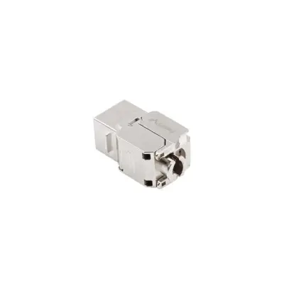 Lanberg moduł Keystone gniazdo beznarzędziowy RJ45 - LSA kat.7 FTP 180°