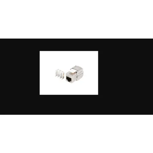 Lanberg moduł Keystone gniazdo beznarzędziowy RJ45 - LSA kat.7 FTP 180°