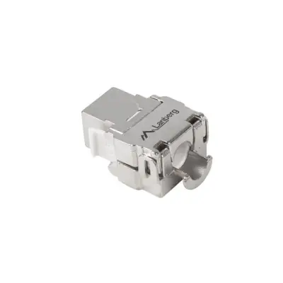 Lanberg moduł Keystone gniazdo beznarzędziowy RJ45 - LSA kat.6 FTP 180°