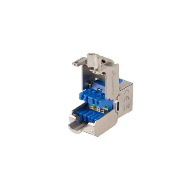 Lanberg moduł Keystone gniazdo beznarzędziowy RJ45 kat.6A FTP