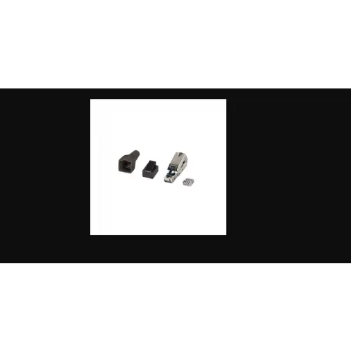 Techly 101911 Wtyk modularny RJ45 Cat6a 10G beznarzędziowy, STP