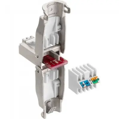 Techly 105872 Wtyk modularny RJ45 Cat6a 10G beznarzędziowy, STP